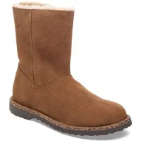 Birkenstock - Women's Uppsala Zip Suede Shearling - Winterschoenen 43 - Narrow, bruin