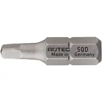 Rotec PRO Bit SQD-2 25 mm (vierkant robertson) 2 stuks