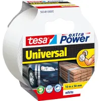 TESA UNIVERSAL 56348-00005-05 Textieltape extra Power Wit (l x b) 10 m x 50 mm 1 stuk(s)