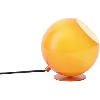 QAZQA Retro tafellamp oranje met glas - Mabel