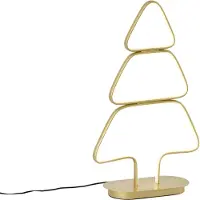 QAZQA Kersttafellamp goud kerstboom incl. LED - Arbre