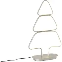 QAZQA Kersttafellamp staal kerstboom incl. LED - Arbre