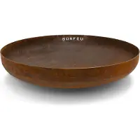 Bonfeu Vuurschaal Ø 120 cm CortenStaal - L 120 x B 120 x H 22 cm - Staal - (Roest)bruin