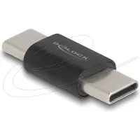 DeLOCK Adapter SuperSpeed USB 10 Gbps (USB 3.2 Gen 2) USB Type-C Gender Changer male to male black