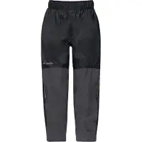 Vaude Kids Escape Pants VI, regenbroek, zwart