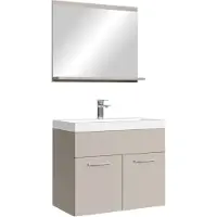 Badplaats Badkamermeubel montreal set 02 60 x 35 cm beige badmeubel met