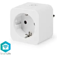 Nedis Smart plug | inclusief energiemeter | Max. 3680W | WiFi (Tuya) | IP20 | Wit (NL)