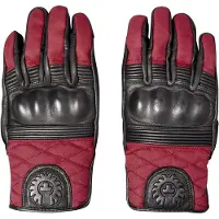 Belstaff Hampstead Zwart Rode Handschoenen Maat M