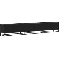 vidaXL TV Eenheden 240 x 35 x 41 cm Zwart Eiken Bewerkt hout