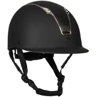 Horka - Veiligheidshelm Sparrow - Zwart / Zilver Carbon - S/M = 55-57 cm