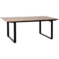 LivingFurn eetkamertafel valdez u poot mango hout 200 cm -