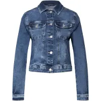 Street One Studio Dames Cropped spijkerjasje in Blauw, in size: 42