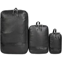 Tatonka Stuff Sack Zip Set III, opbergzak, zwart, 3 stuks.