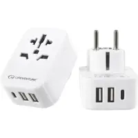 Lifeventure Wereld-naar-europa-stekkeradapter Met Usb
