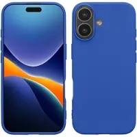 Kwmobile telefoonhoesje geschikt voor Apple iPhone 17 - Hoesje voor smartphone - Back cover in Baltisch blauw