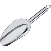 Westmark Keukenhulp voedsel doseer schep - rvs - 50 ml - 21 x 5.5 cm - opstaande rand