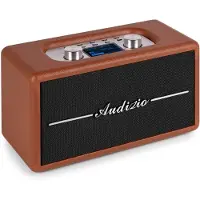 Audizio Retro speaker - Tune60 - Bluetooth speaker - Met afstandsbediening - 40W - Bruin