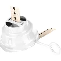 Feuerhand Burner with Wick for 276, Brander met Lont, Wit