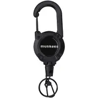Munkees Retractable Carabiner Reel Sleutelhanger Assorti