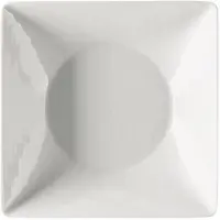 Rosenthal Mesh vierkant bord diep 20 cm. wit