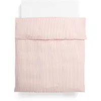 HAY Dekbedovertrek Fineline Duvet Cover Soft Pink-140 x 220 cm