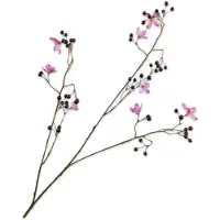 Silk-ka - Kunstbloem - bessen - paars - H92 cm