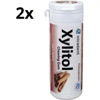 Miradent Xylitol Kauwgom | Kaneel | 2 x 30 stuks | Voordeelverpakking