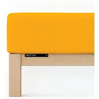 Schlafgut Frottex Hoeslaken M - 120x200 - 130x200 196 Yellow Deep