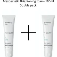 Mesoestetic Brightening Foam 2 Stuks – 2x100ml Voordeelset – Gezichtsreiniger tegen Pigmentvlekken