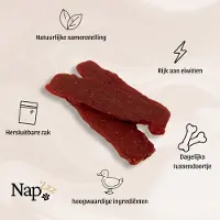 Napzzz Hondensnack - Eend Jerky - 1x300g