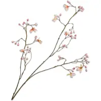 Silk-ka - Kunstbloem - bessen - roze - H92 cm