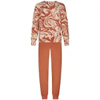 Pastunette Premium - Pyjama - Eternal - Viscose - Beige/Terra - Maat 36