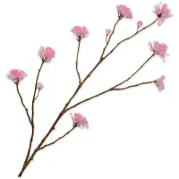 Silk-ka Kunstbloem-Zijde Bloem Bloesem Tak Roze 108 cm