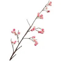 Silk-ka Kunstbloem-Zijden Bloem Appel Tak Roze 99 cm