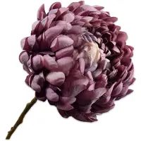 Silk-ka Kunstbloem Chrysant Paars H 64 Cm