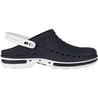 Wock Medische Klomp Wock Clog Walksoft Wit Marineblauw
