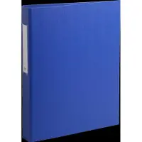 Exacompta 25 mm Tabblad Karton, pp (polypropeen) A4 2 Ringen Blauw