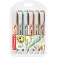 Stabilo Swing Cool highlighters - 6 stuks - NatureCOLORS