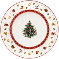 Villeroy & Boch Toy's Delight Dessertbord 21,5 Cm - Overige kersttafel decoratieware Porselein White - 14-8643-2644
