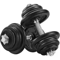 Songmics Gietijzeren dumbbells 50 kg