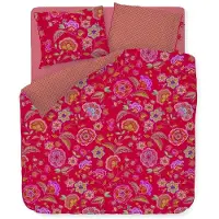 Pip studio Dekbedovertrek Matata Rood Katoen-260 x 200 / 220 cm | Extra Breed