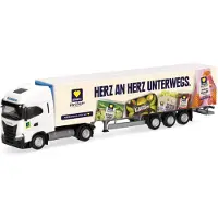 Herpa Iveco S-Way Koeltrailer + Laadklep Edeka