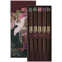 Tokyo Design Studio Eetstokjes Pak Van 5 Japan Flower - Eetstokjes Hout - 17865