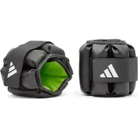 Adidas enkel- en polsgewichten 2 kg zwart/limegroen Unisex