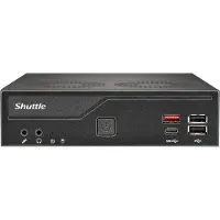 Shuttle Computer Group Shuttle PIB-DH810001 Shuttle Barebone slim DH810 Intel/SO-DDR5/black
