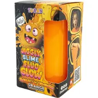 TUBAN Jiggly Slime Fluo Glow - Oranje 430 g speelgoed slijm.