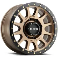 Method Wheels Method MR305 NV HD 18x9 +18mm Offset 8x6.5 130.81mm CB Method Bronze/Black Street Loc Wheel