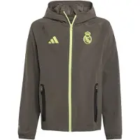 Adidas Sportjas 'Real Madrid Tiro 25 Competition Vis Tech Travel' antraciet / appel