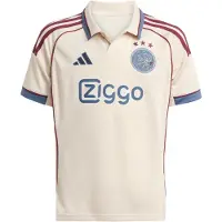 Adidas Functioneel shirt 'Ajax 25/26' ecru / smoky blue / wijnrood