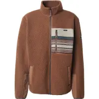Iriedaily Fleece jas 'Wonderer Track' beige / bruin / petrol / bourgogne